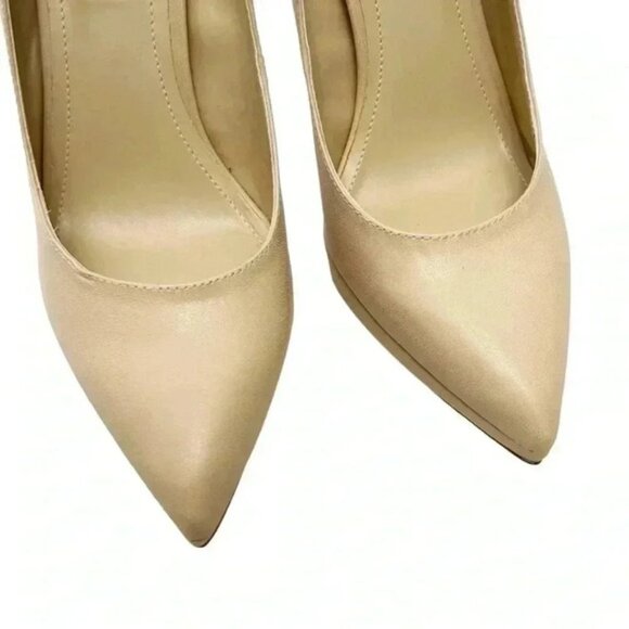 BCGBeneration Pumps Pointy Toe High Heel Platform Stilettos Nude Court Shoes 7 - Picture 8 of 16